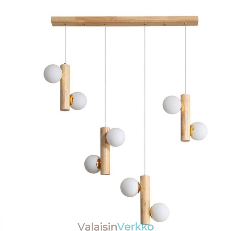Puinen riippuvalaisin Magic Bean Cluster -kattovalosaareke