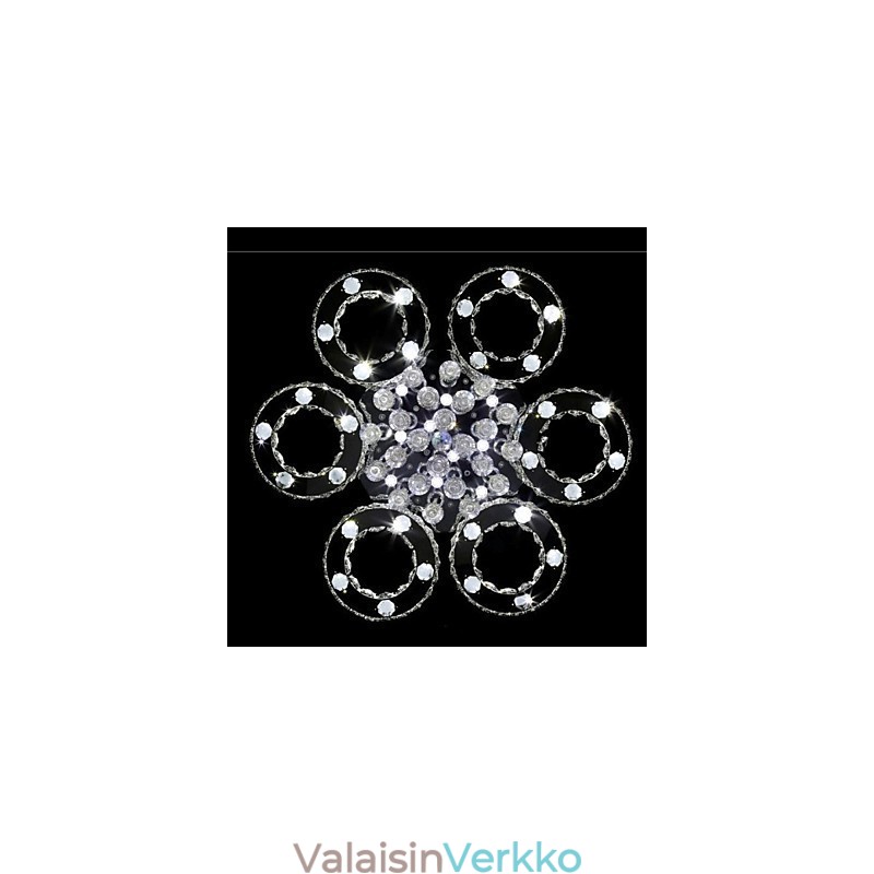 Moderni nykyaikainen Crystal kromimetalli uppoteline