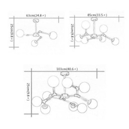 Nordic Magic Bean Pendant Light Creative puinen valaisin