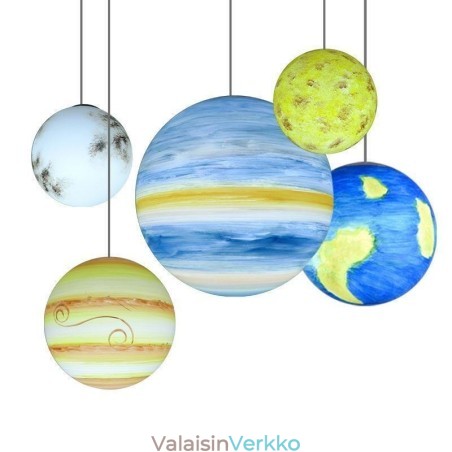 Nordic Planet Design -riippuvalaisin Ainutlaatuinen aurinkokunnan planeettojen kattokruunu Nordic Planet Design -riippuvalaisin Ainutlaatuinen aurinkokunnan planeettojen kattokruunu