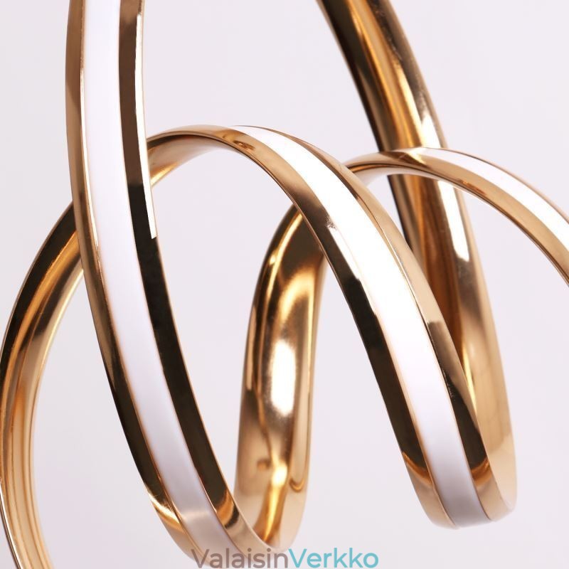 Moderni minimalistinen riippuvalaisin Ainutlaatuinen Circular Twist -valaisinsaari