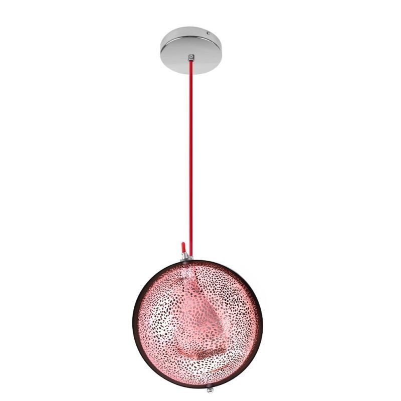 Moderni Rose Gold riippuvalaisin puolipyöreä lasinen lampunvarjostin koristeellinen valokahvila