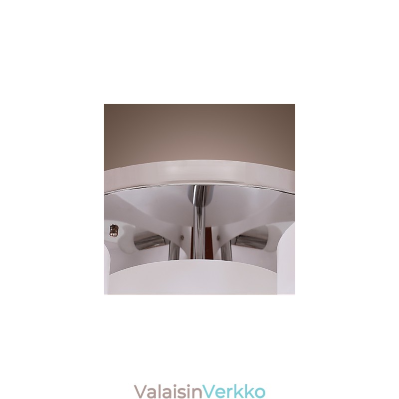 Moderni nykyaikainen kromimetallikattokruunu uppoasennus