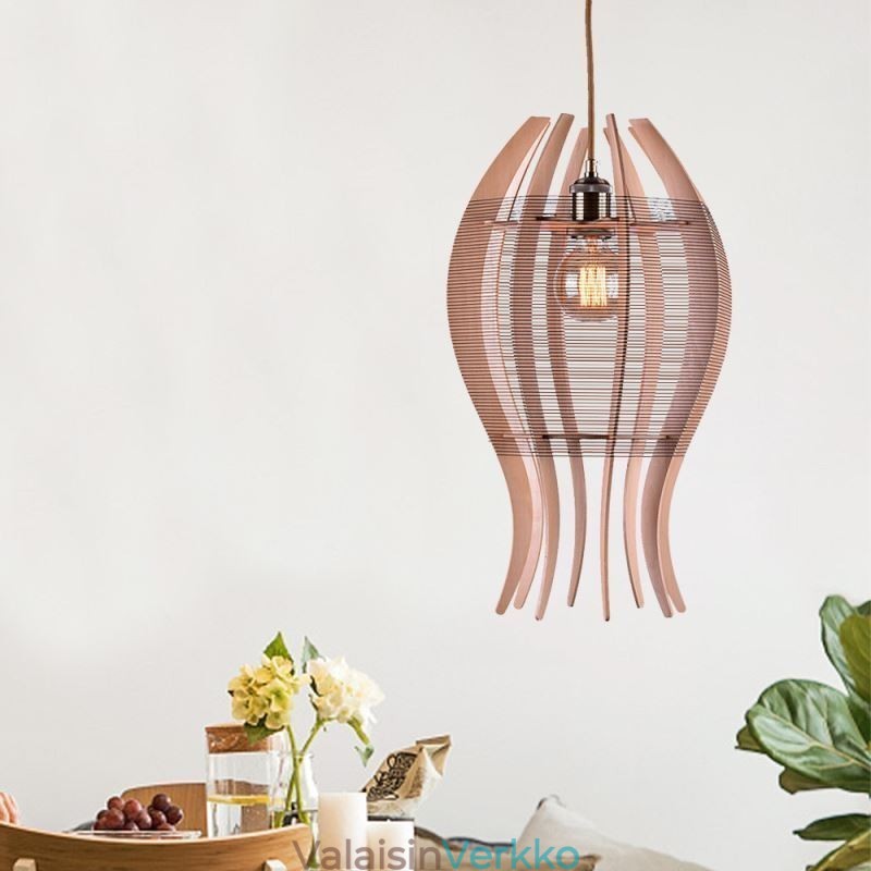 DIY Nordic Wood Fish -riippuvalaisin