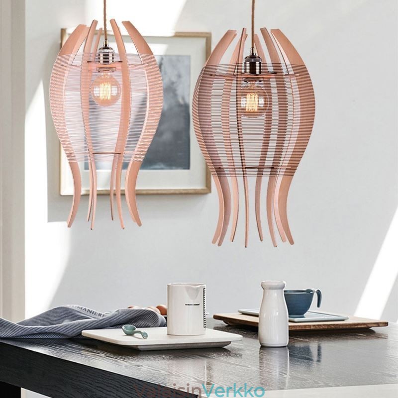 DIY Nordic Wood Fish -riippuvalaisin