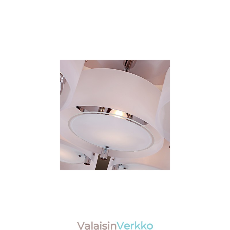 Moderni nykyaikainen kromimetallikattokruunu uppoasennus