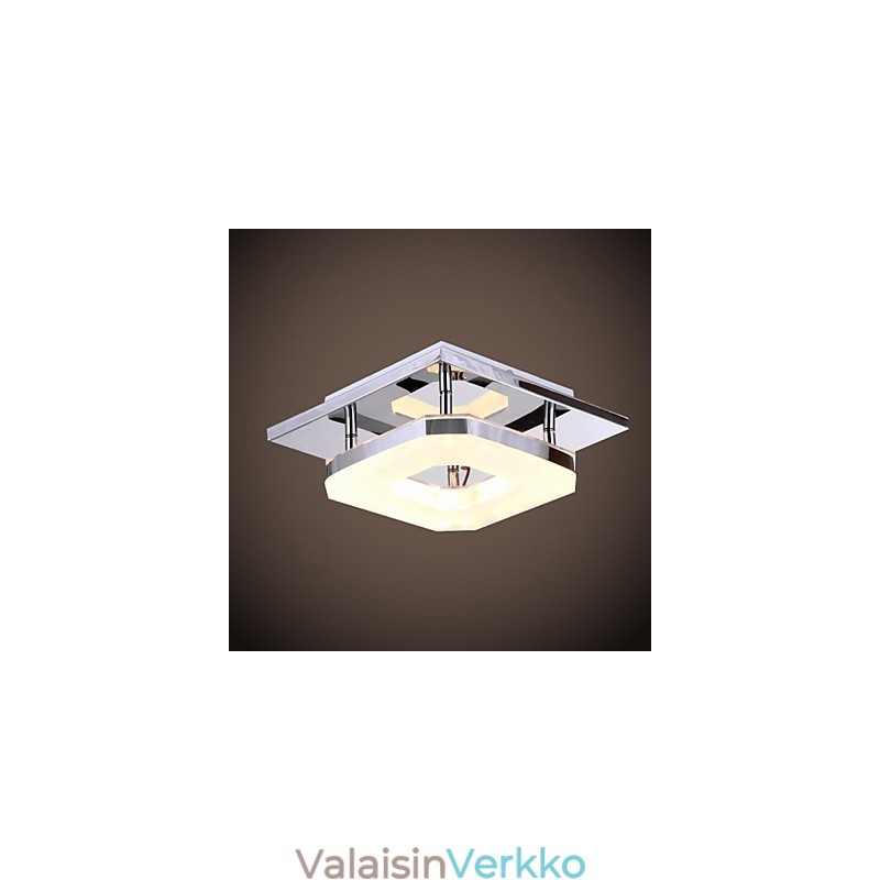 Akryyli uppoasennus 1 valo Moderni akryylipäällystys ruostumatonta terästä