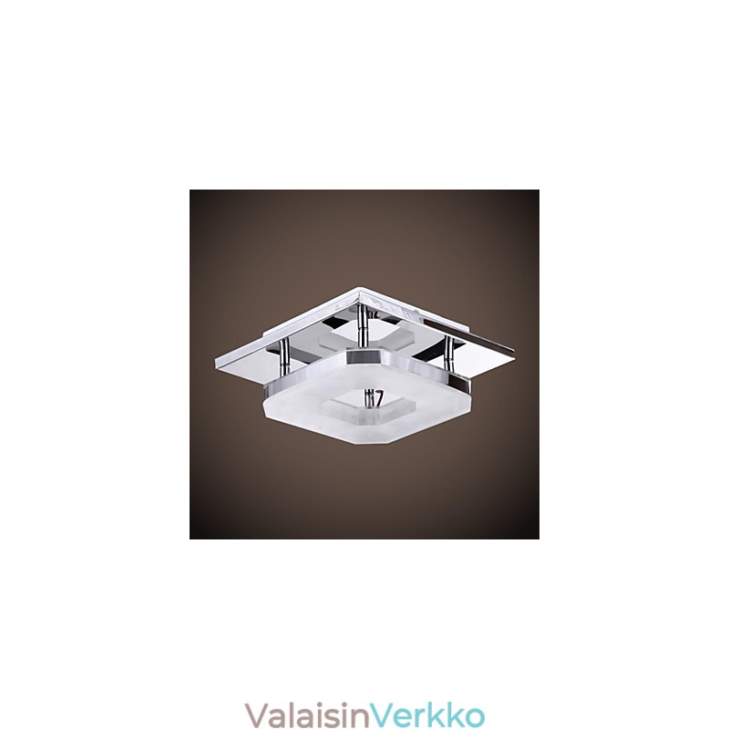 Akryyli uppoasennus 1 valo Moderni akryylipäällystys ruostumatonta terästä