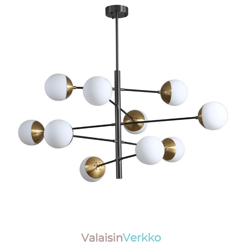 Nykyaikainen riippuvalaisin Magic Bean Sputnik kattokruunulamppu