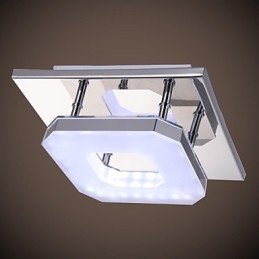 Akryyli uppoasennus 1 valo Moderni akryylipäällystys ruostumatonta terästä