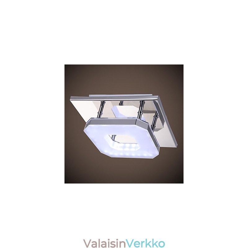 Akryyli uppoasennus 1 valo Moderni akryylipäällystys ruostumatonta terästä