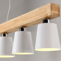 Nordic Wood Kattokruunu Ainutlaatuinen suora riippuvalaisinkahvila