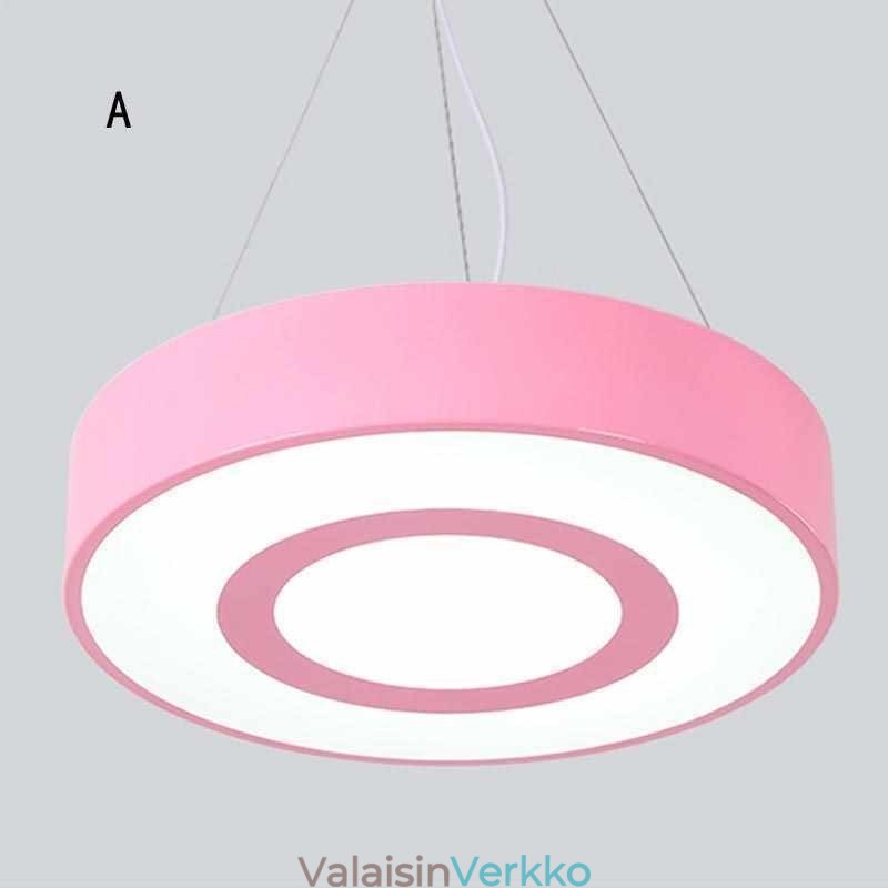 Moderni ainutlaatuinen riippuvalaisin pyöreä lamppu Yksinkertainen lämmin valaistusvalo