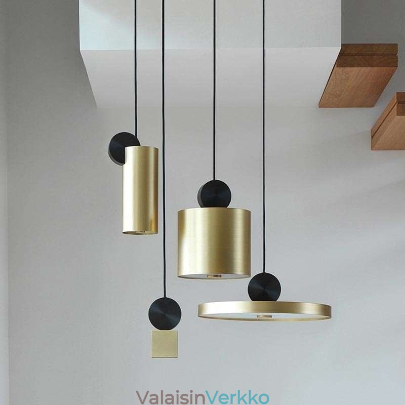 Moderni riippuvalaisin pohjoismainen akryylilamppu, geometrinen valaisin