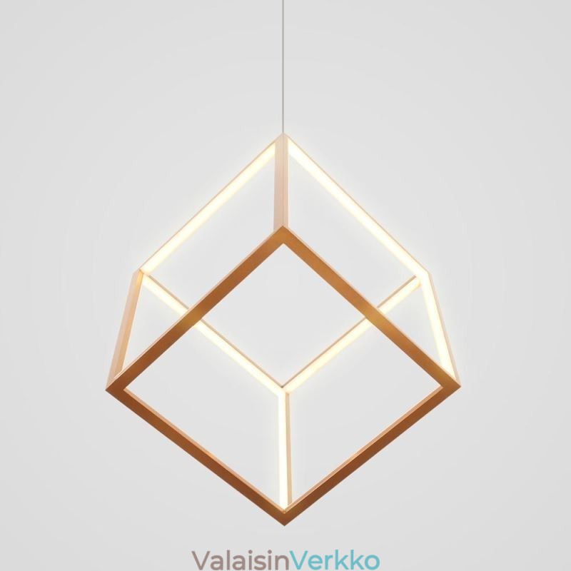 Postmoderni riippuvalaisin Geometrinen kultainen riippuvalaisin