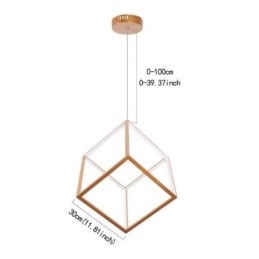 Postmoderni riippuvalaisin Geometrinen kultainen riippuvalaisin