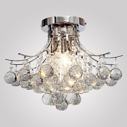 Kattokruunu Modern Crystal 3 valot