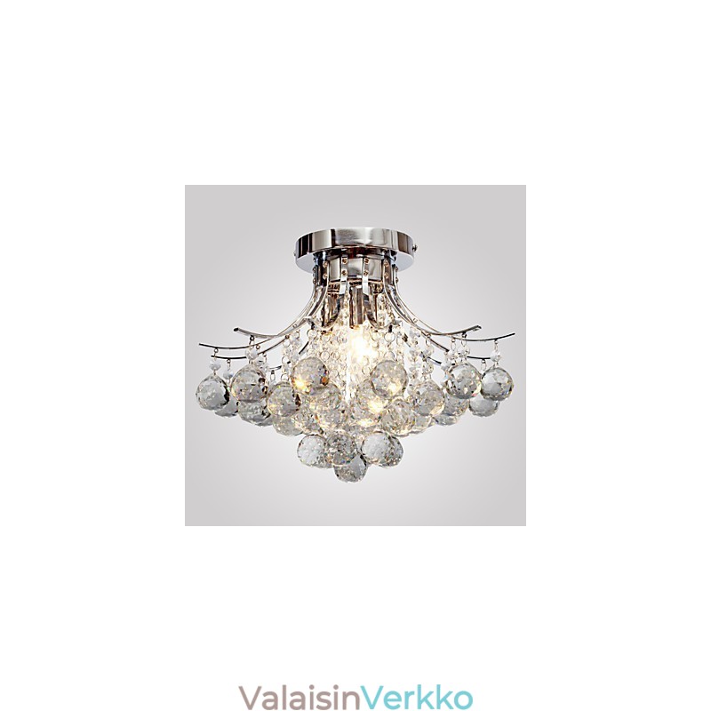 Kattokruunu Modern Crystal 3 valot