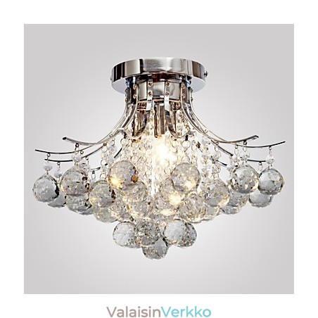 Kattokruunu Modern Crystal 3 valot Kattokruunu Modern Crystal 3 valot