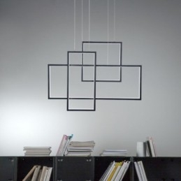 Pohjoismainen riippuvalaisin Geometrinen neliönmuotoinen riippuvalaisin