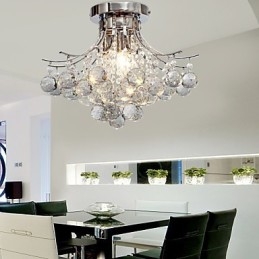 Kattokruunu Modern Crystal 3 valot