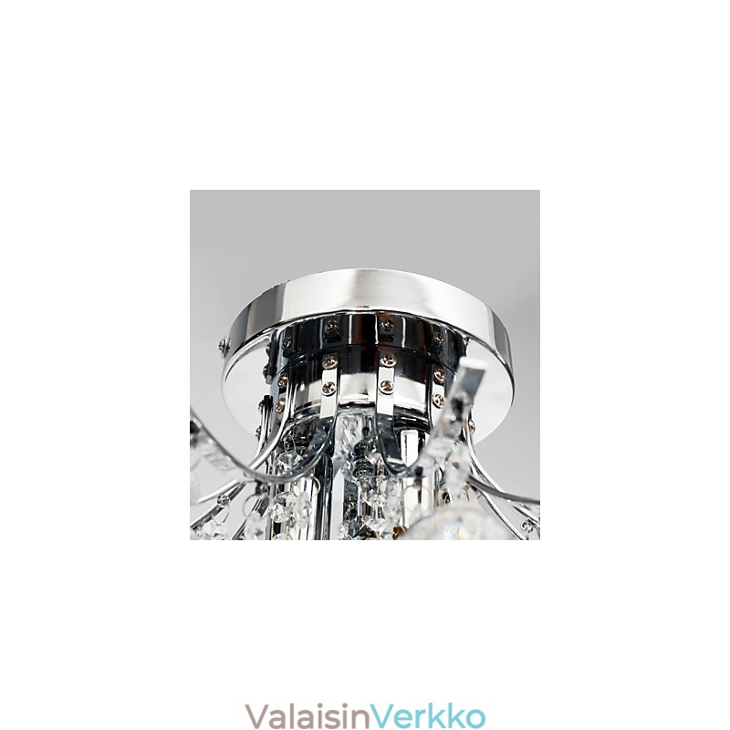 Kattokruunu Modern Crystal 3 valot