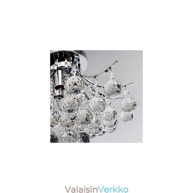 Kattokruunu Modern Crystal 3 valot