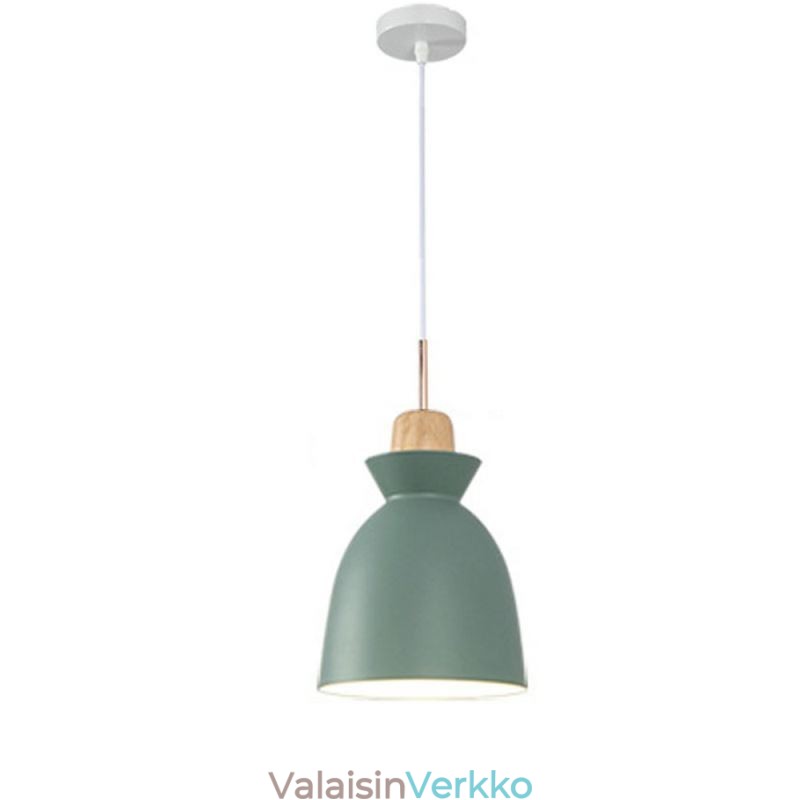 Riippuvalaisin Nordic Metal Dome Macaron Colors Lampun valo