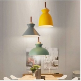 Riippuvalaisin Nordic Metal Dome Macaron Colors Lampun valo