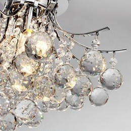 Kattokruunu Modern Crystal 3 valot