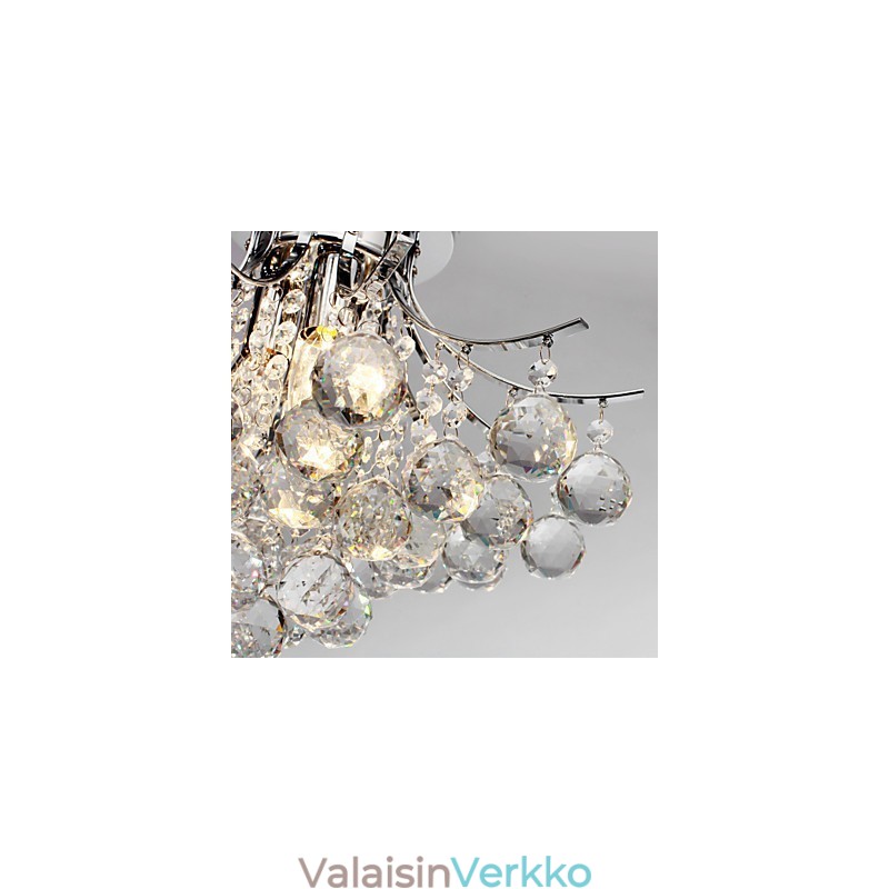 Kattokruunu Modern Crystal 3 valot
