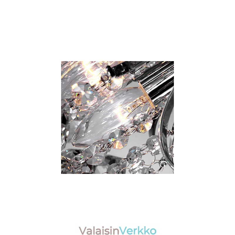 Kattokruunu Modern Crystal 3 valot