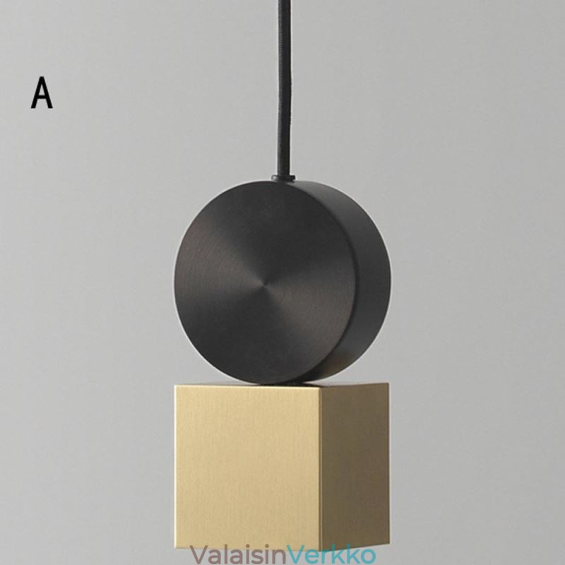 Moderni riippuvalaisin pohjoismainen akryylilamppu, geometrinen valaisin