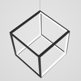 Musta riippuvalaisin geometrinen kuutiovalaisin LBY18069
