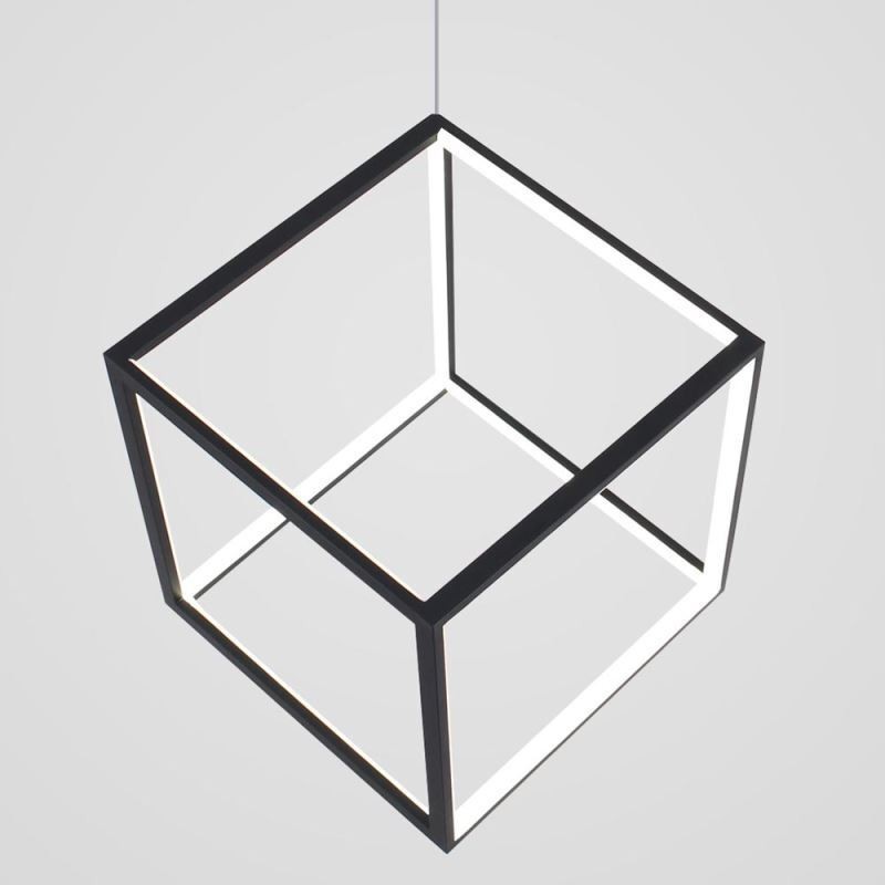 Musta riippuvalaisin geometrinen kuutiovalaisin LBY18069