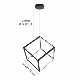 Musta riippuvalaisin geometrinen kuutiovalaisin LBY18069