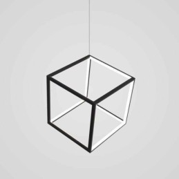 Musta riippuvalaisin geometrinen kuutiovalaisin LBY18069