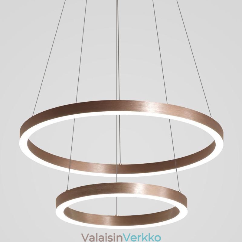 Riippuvalaisin Drawing Craft 2 rengasta lamppu 60+40cm