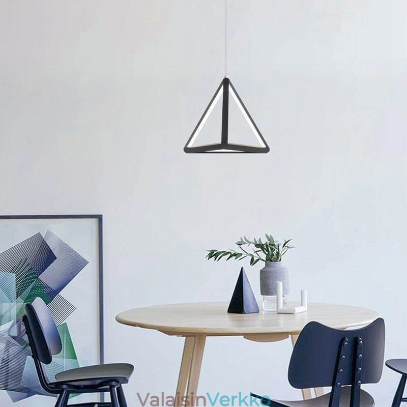 Postmoderni riippuvalaisin, geometrinen kolmiovalo, luova valaisin