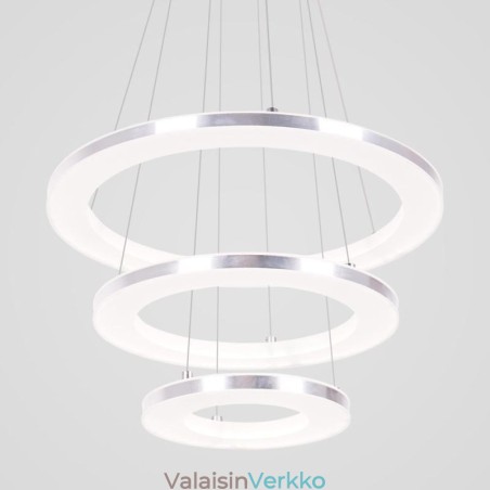 Moderni riippuvalaisin akryyli 3 rengasta lamppu 40+30+20cm Moderni riippuvalaisin akryyli 3 rengasta lamppu 40+30+20cm