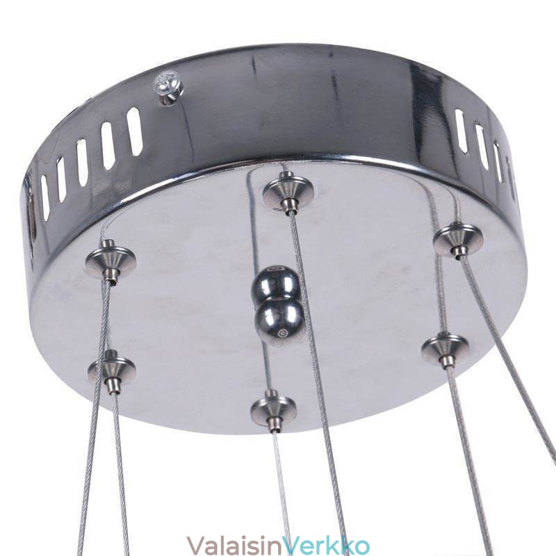 Moderni riippuvalaisin akryyli 2 rengasta lamppu 40+20cm