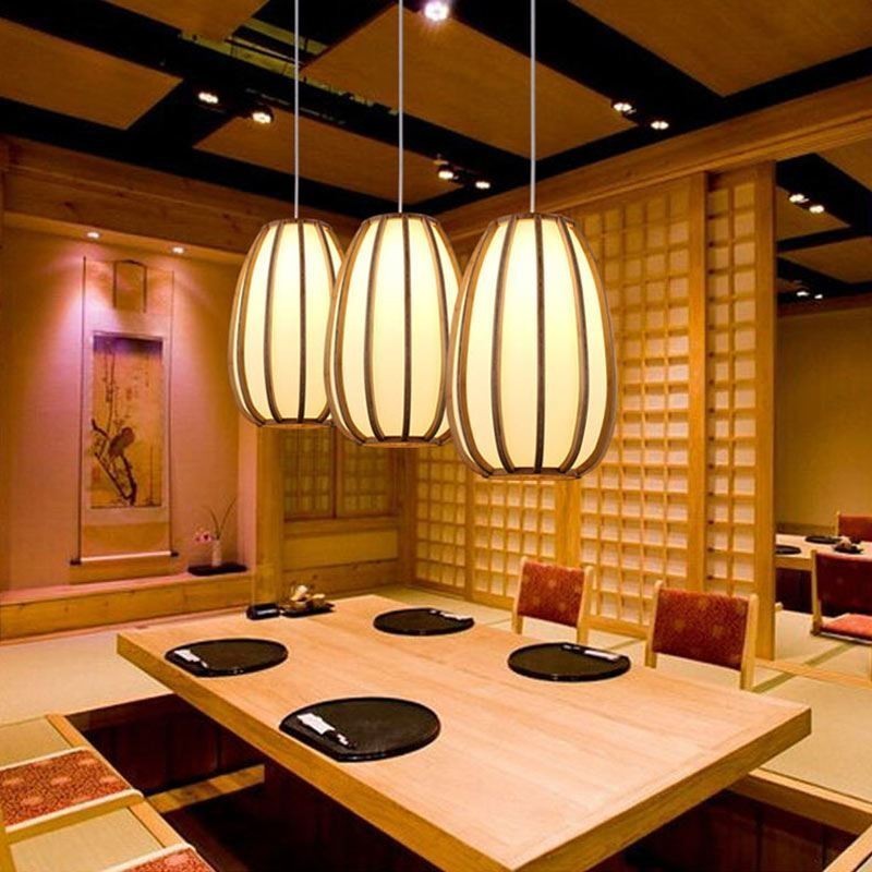 Visual Comfort bambu-riippuvalaisin