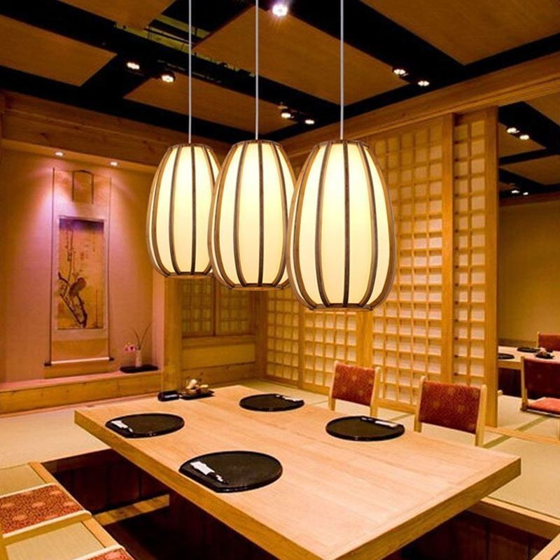 Visual Comfort bambu-riippuvalaisin