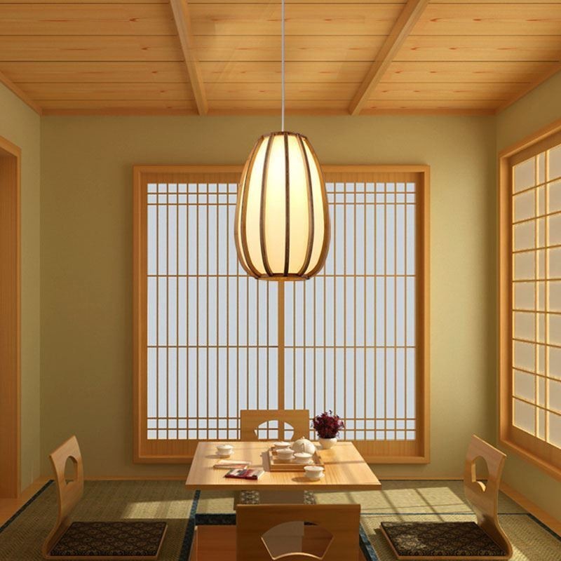 Visual Comfort bambu-riippuvalaisin
