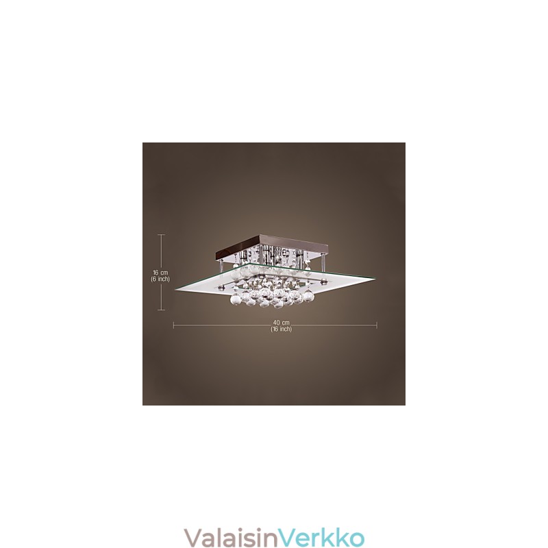 Kattovalo Moderni Crystal Living 5 valoa