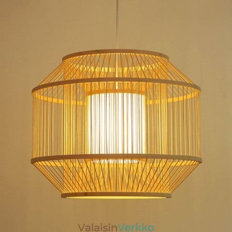 Lyhty bambu-riippuvalaisin Luova japanilainen riippuvalaisin