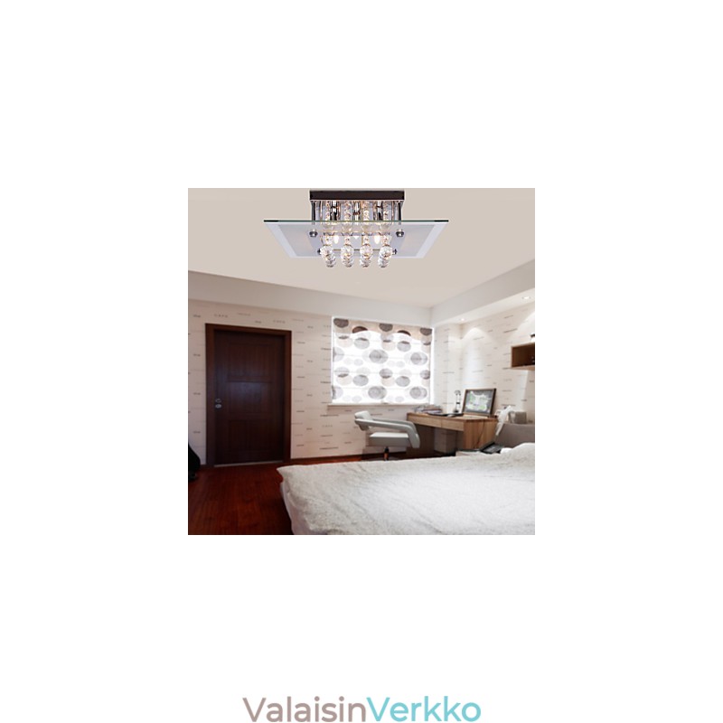 Kattovalo Moderni Crystal Living 5 valoa