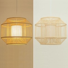 Lyhty bambu-riippuvalaisin Luova japanilainen riippuvalaisin