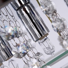 Kattovalo Moderni Crystal Living 5 valoa