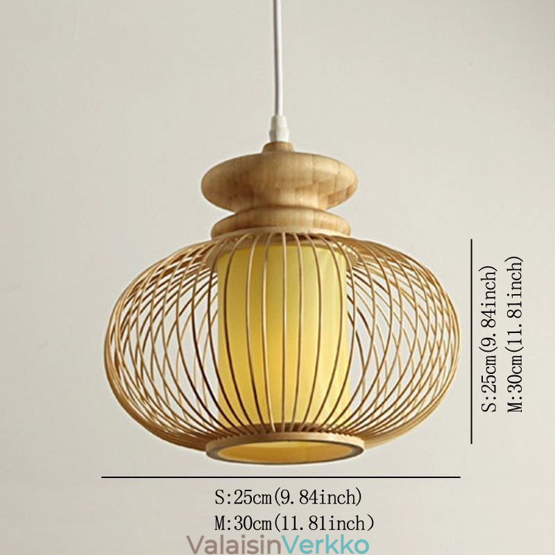 Nordic Exquisite bambu-riippuvalaisin
